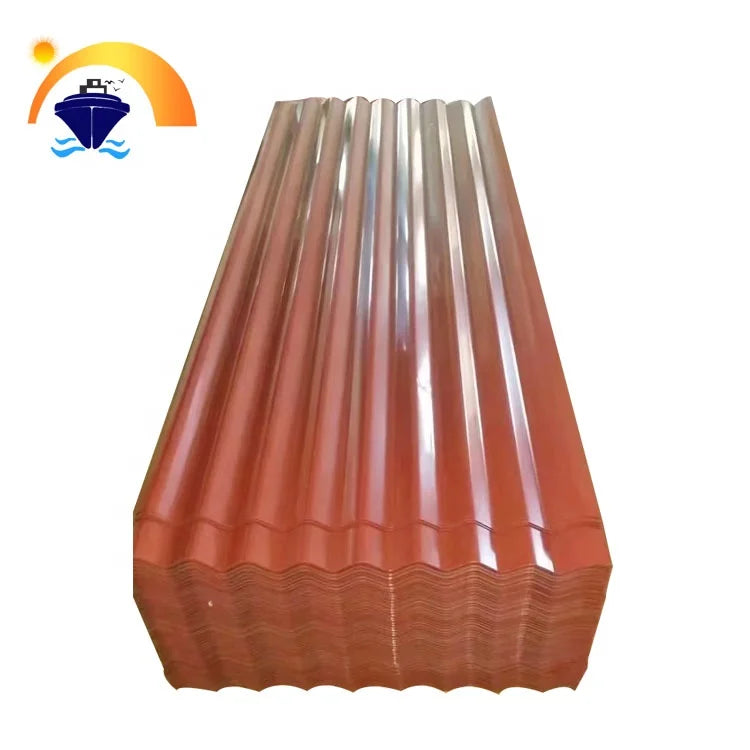 Hot Selling Corrugated Steel Roofing Sheet Prepainted Color Coated Aluminium Zinc Gi Ibr Iron Sheet Metal
