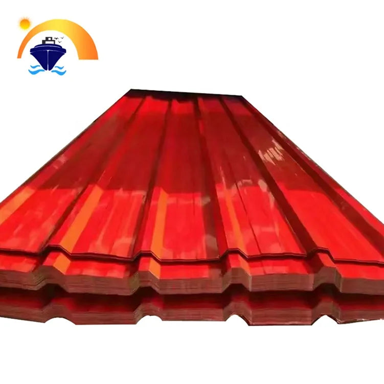 Hot Selling Corrugated Steel Roofing Sheet Prepainted Color Coated Aluminium Zinc Gi Ibr Iron Sheet Metal