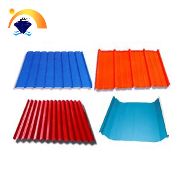 Hot Selling Corrugated Steel Roofing Sheet Prepainted Color Coated Aluminium Zinc Gi Ibr Iron Sheet Metal