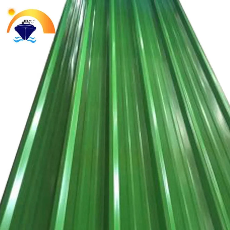 Hot Selling Corrugated Steel Roofing Sheet Prepainted Color Coated Aluminium Zinc Gi Ibr Iron Sheet Metal